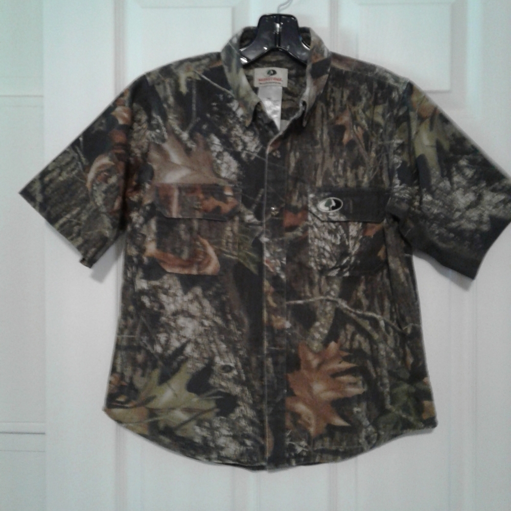 Youth mossy oak short sleeve shirt